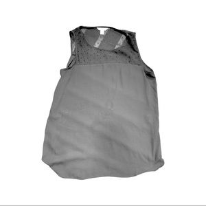 Black Dressy Tank (with sparkles) size M